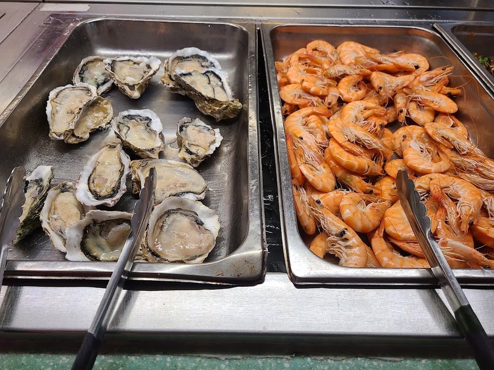Oysters and Shrimps